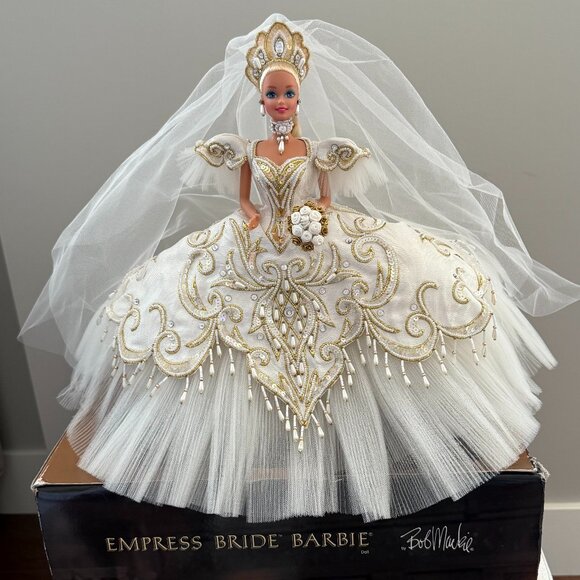 NIB 1992 Empress Bride Barbie by Bob Mackie Mattel #04247 - Picture 1 of 16
